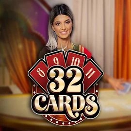 32 Cards slot visual from Ezugi available on big-luckycasino.com