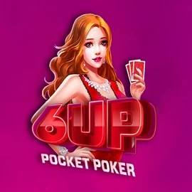 Official Poker logo: 6 Up Pocket Poker by FlipLuck at Big Lucky Casino