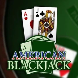 American Blackjack slot logo by Habanero at Big Lucky Casino