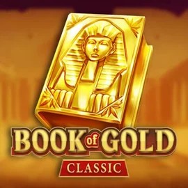 Book of Gold Classic slot logo by Playson at Big Lucky CasinoBook of Gold Classic