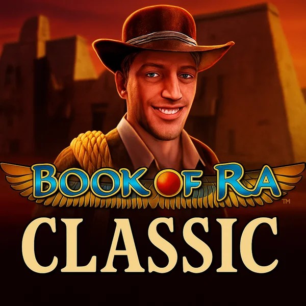 Slots logo of Book of Ra Classic from Novomatic at Big Lucky Casino