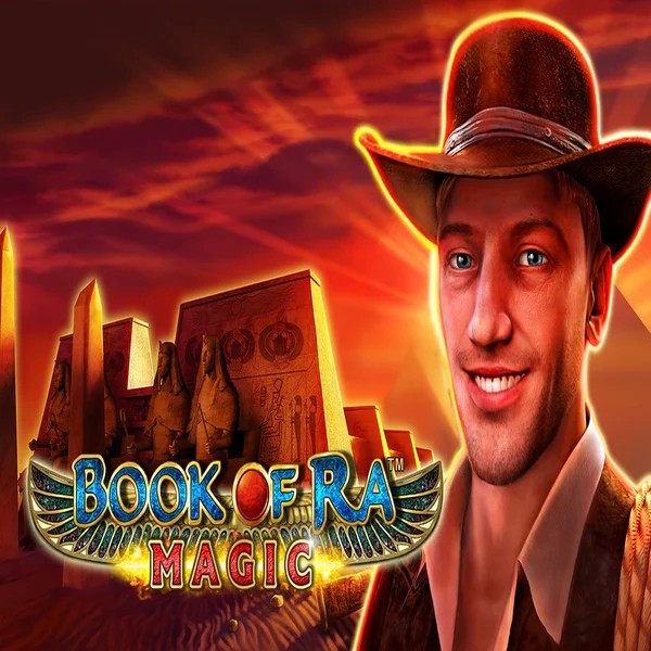 Book of Ra Magic slot icon by Greentube, available at Big Lucky Casino
