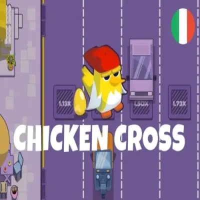 Chicken Cross slot logo by Upgaming at Big Lucky Casino