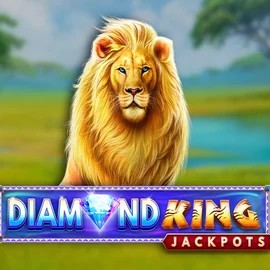 Jackpots logo of Diamond King Jackpots from SpinPlay Games at Big Lucky Casino