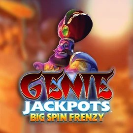 Genie Jackpots: Big Spin Frenzy online game logo by Blueprint Gaming on big-luckycasino.com