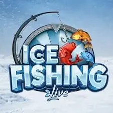 Enjoy Ice Fishing Live by Evolution – logo hosted on big-luckycasino.com