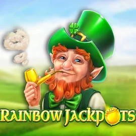 Rainbow Jackpots logo by Red Tiger Gaming Big Lucky Casino