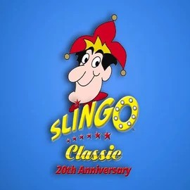 Slingo Classic 20th Anniversary by Slingo, showcased at big-luckycasino.com – game logo